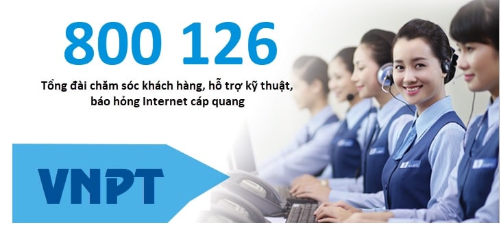 Bộ phận chăm sóc khách hàng VNPT luôn làm việc 24/24 để hỗ trợ khách hàng sử dụng dịch vụ